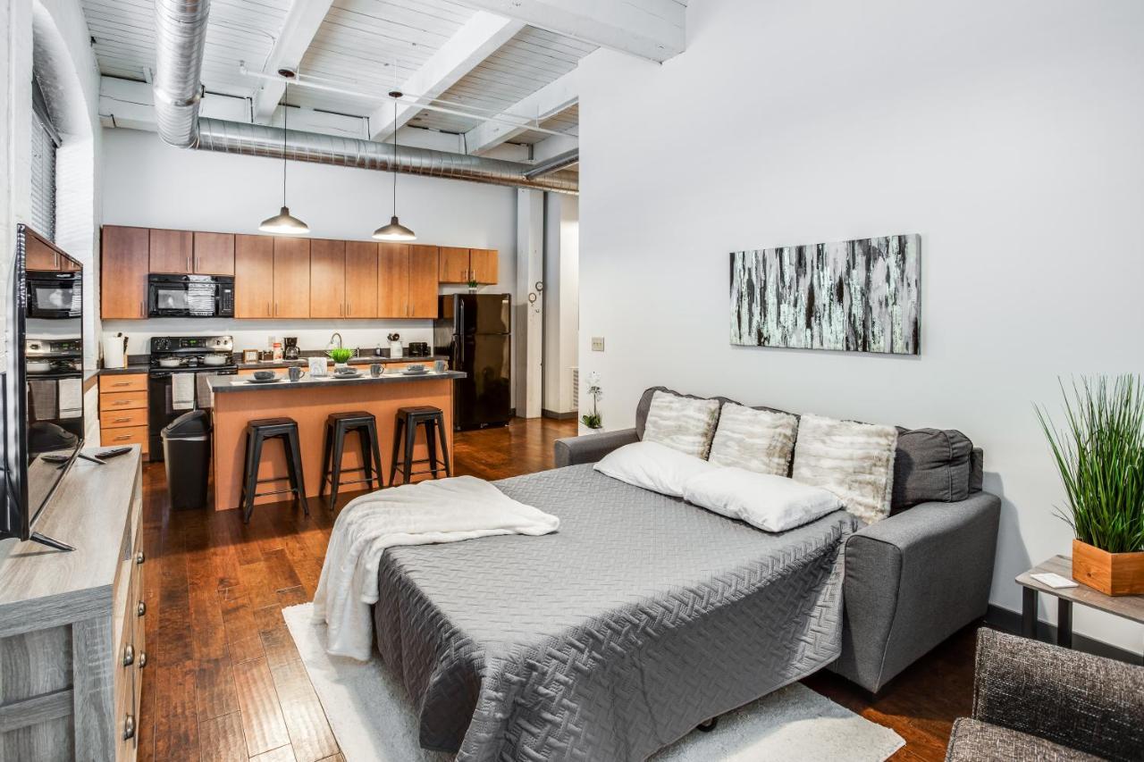 Ny Style Centric Loft With King Bed By Park Ave Apartment Рочестър Екстериор снимка